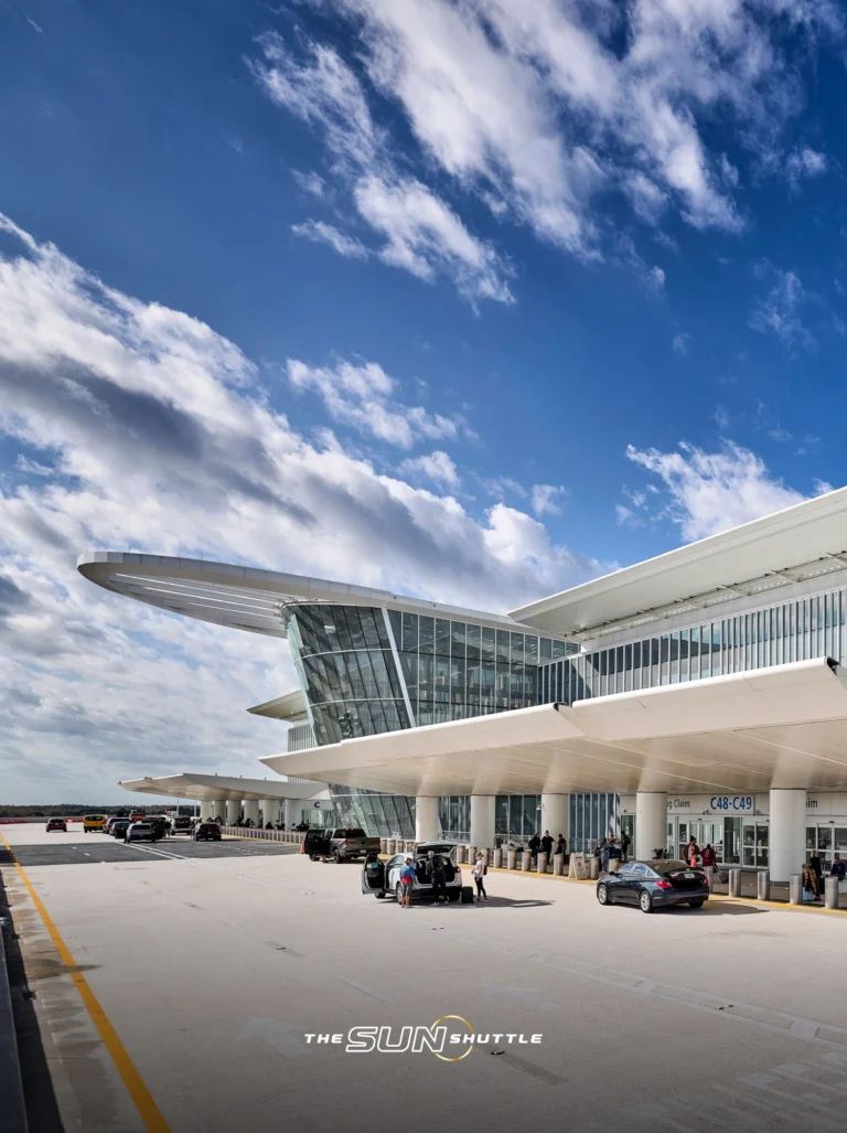 Orlando International Airport MCO terminal for airport transportation to Disney World