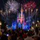 Fourth of July fireworks over Cinderella Castle at Magic Kingdom in Walt Disney World during the 2026 Independence Day celebration